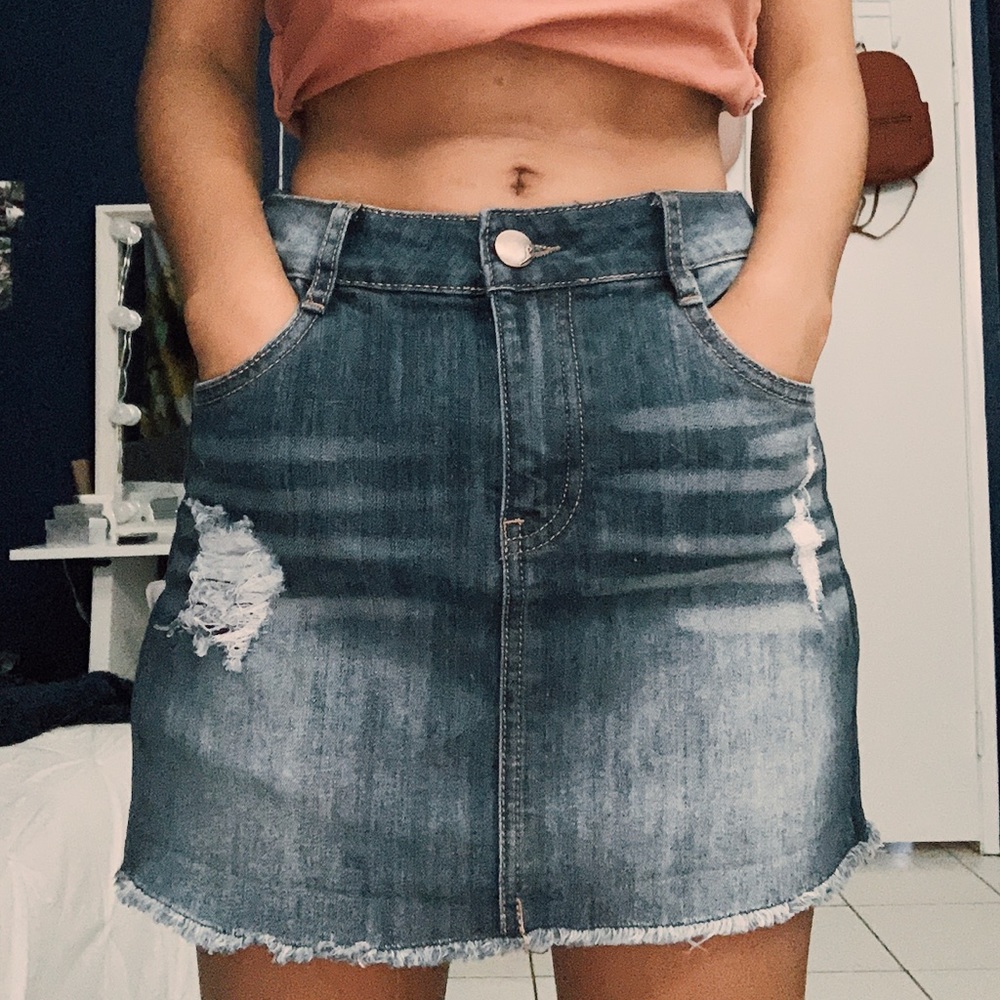 Tj Maxx denim mini skirt size small